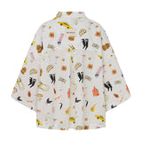 White mixed Owershirt
