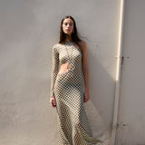 Checked Dress