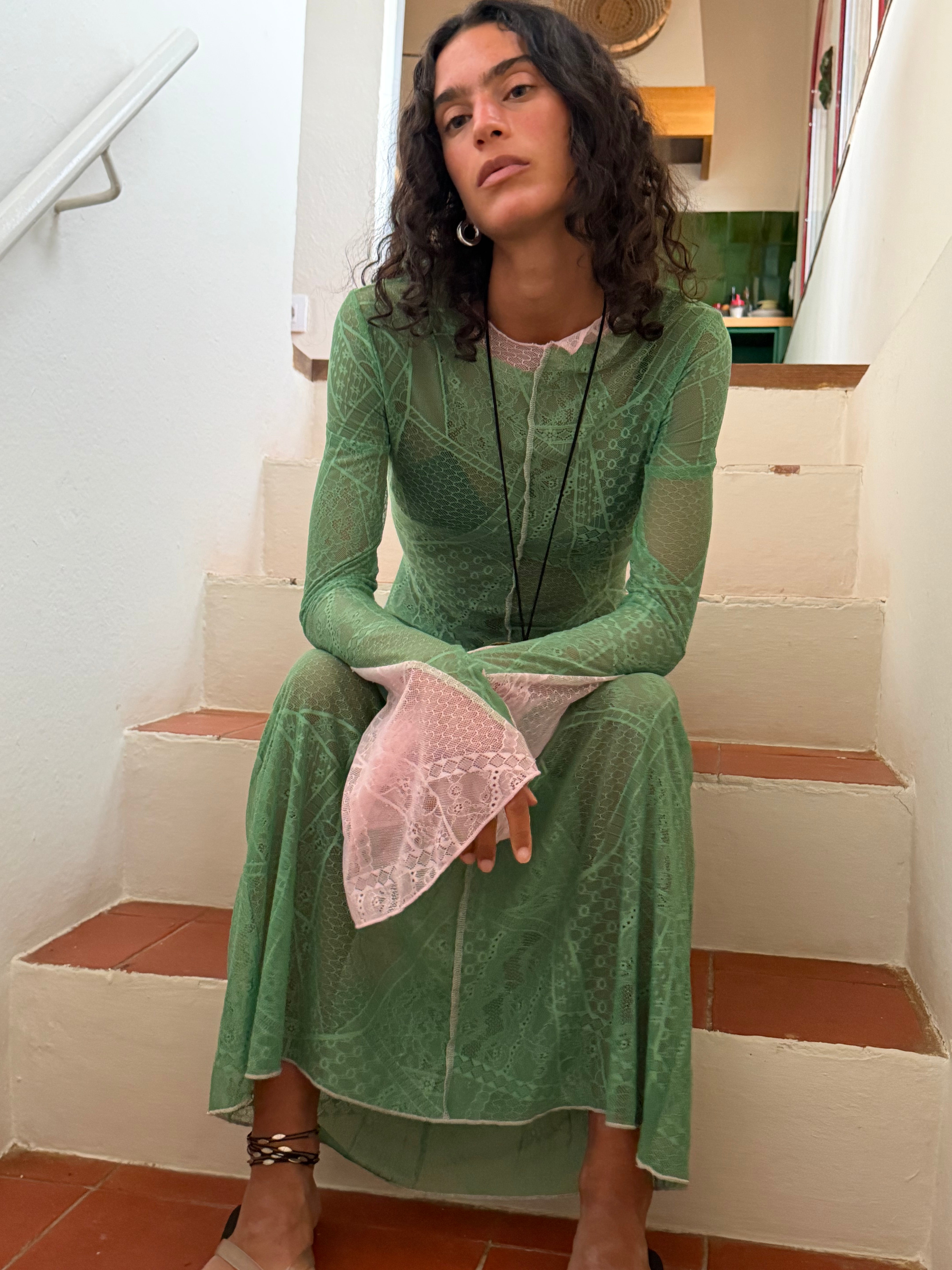 Rita Green Dress