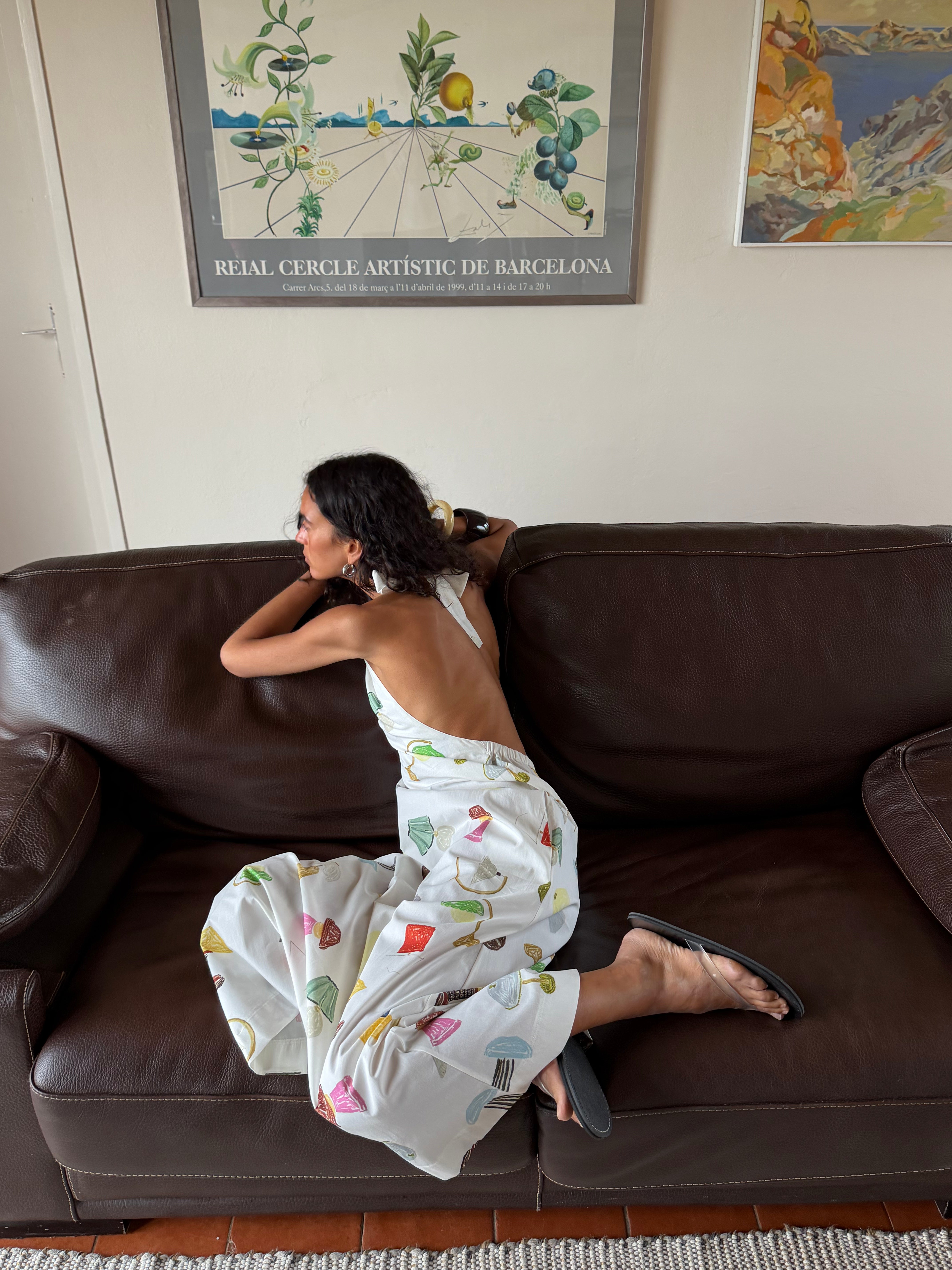 Lampshade Maxi Dress