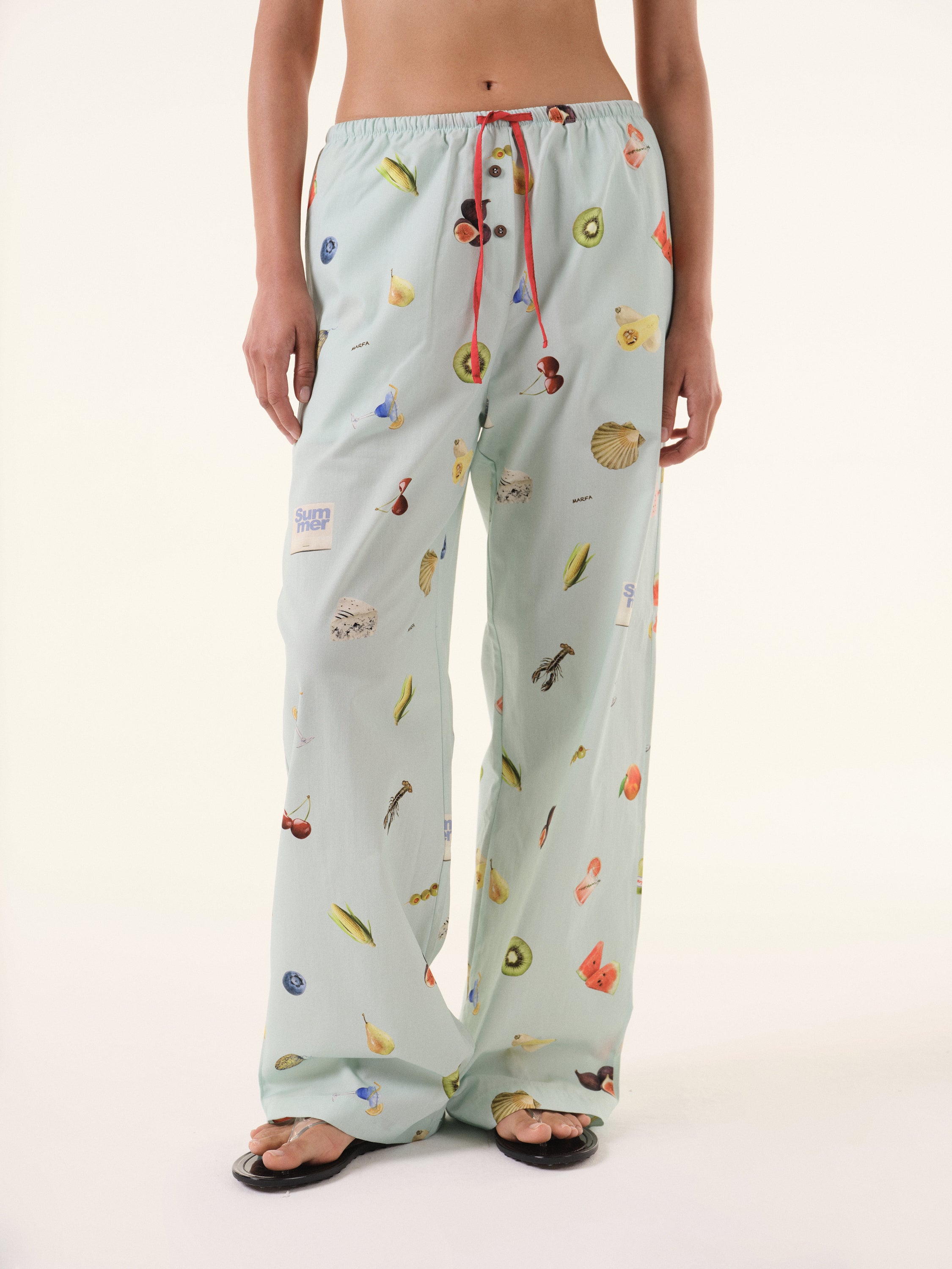 Summer Turquoise Trousers