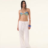 Monica White Trousers