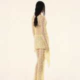Yellow Debbie Lace Top
