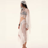 Rio White Scarf