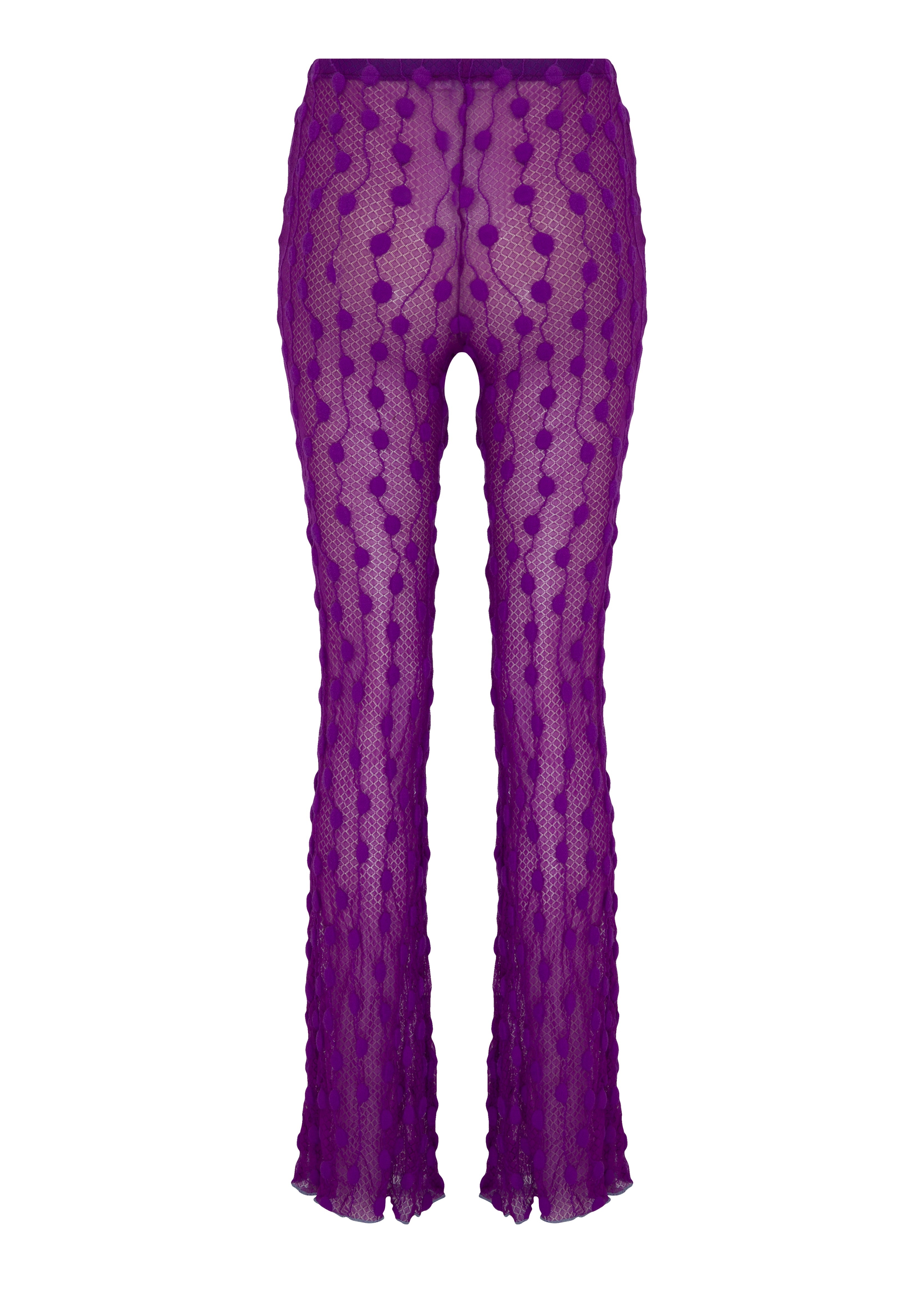 Purple Debbie Lace Trousers