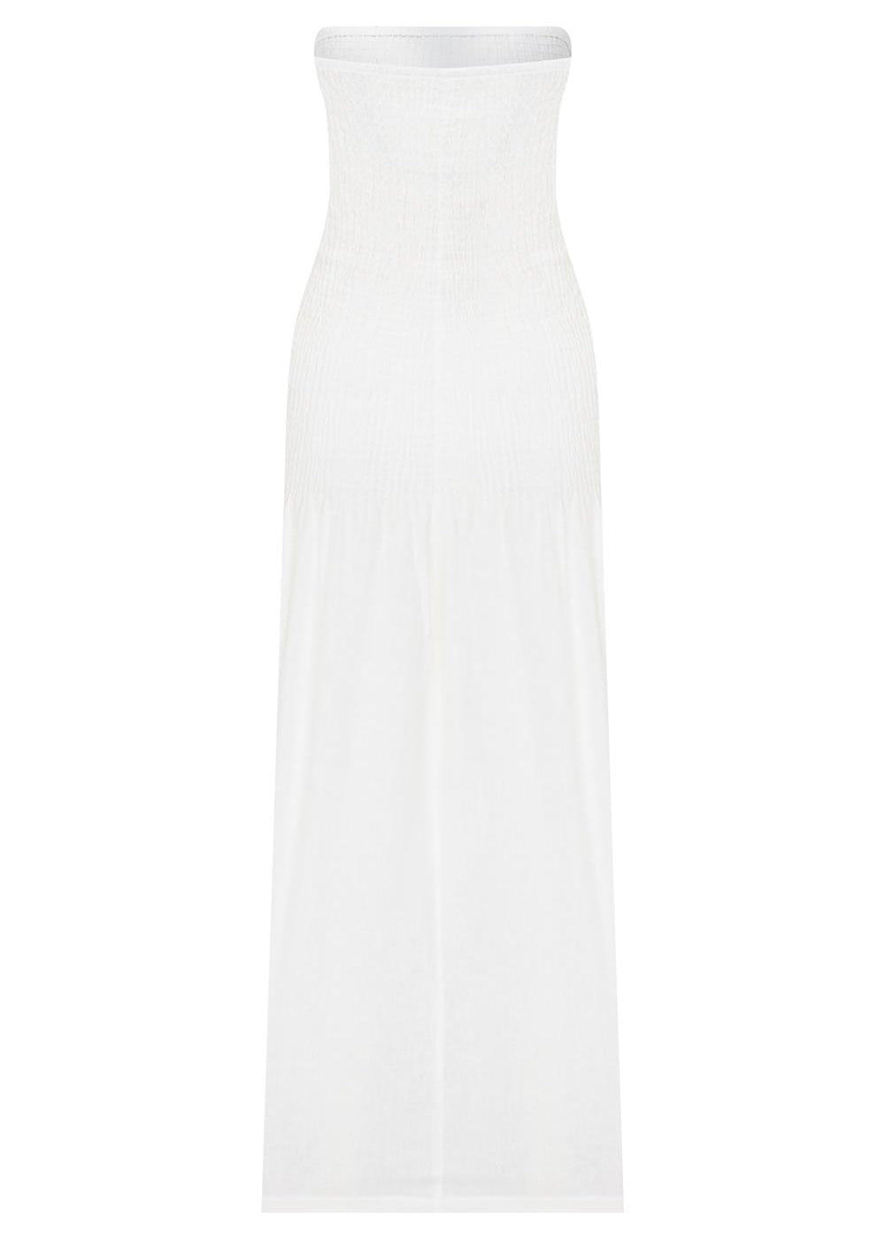 White Linen Dress
