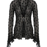 Black Debbie Lace Top