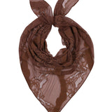 Mocha Mousse Lace Scarf