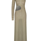 Checked Dress
