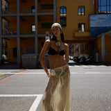 Yellow Lace Skirt